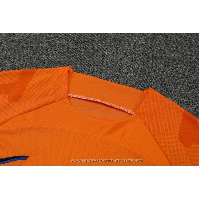 Camiseta de Entrenamiento Barcelona 22-23 Naranja
